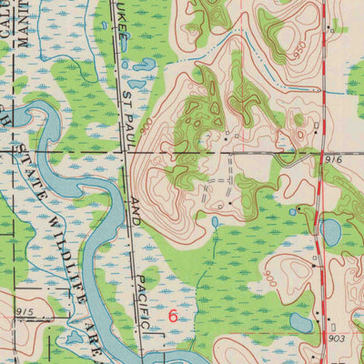 United States Geological Survey Kiel, WI (1974, 24000-Scale) digital map