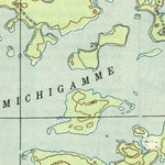United States Geological Survey Kiernan, MI (1947, 24000-Scale) digital map