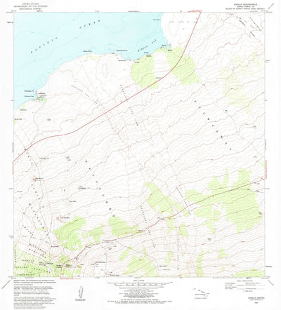 United States Geological Survey Kiholo, HI (1982, 24000-Scale) digital map