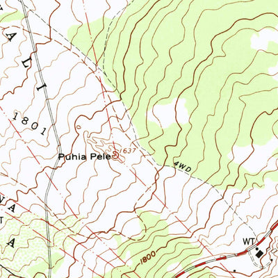 United States Geological Survey Kiholo, HI (1982, 24000-Scale) digital map