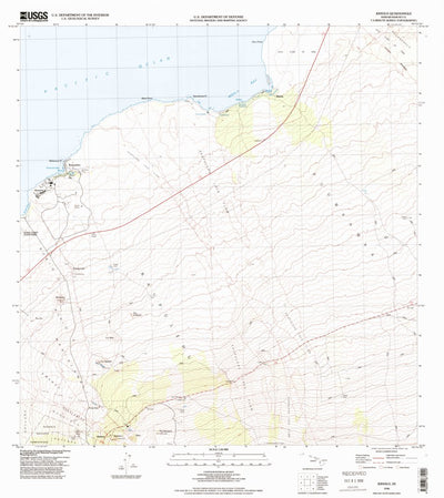 United States Geological Survey Kiholo, HI (1996, 24000-Scale) digital map