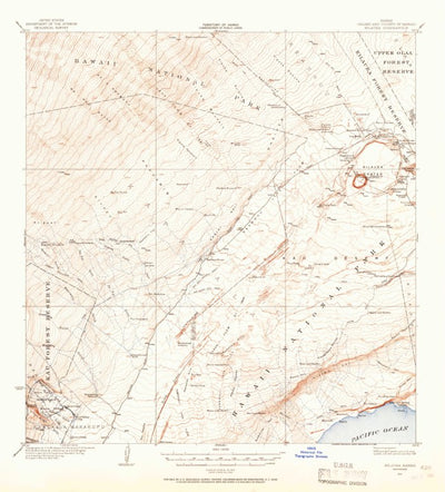 United States Geological Survey Kilauea, HI (1921, 62500-Scale) digital map