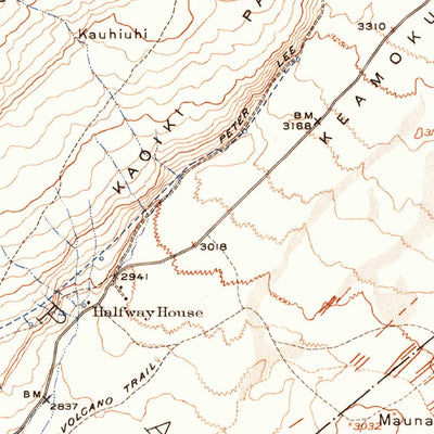 United States Geological Survey Kilauea, HI (1921, 62500-Scale) digital map
