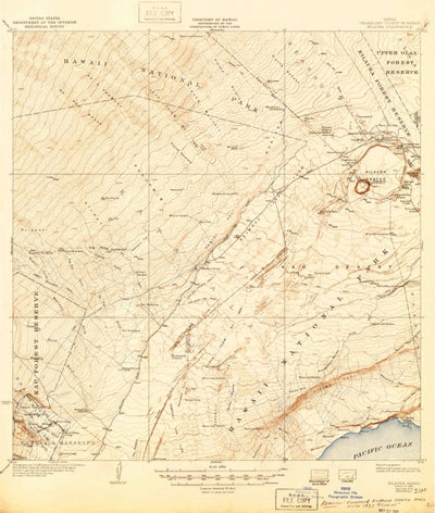 United States Geological Survey Kilauea, HI (1924, 62500-Scale) digital map