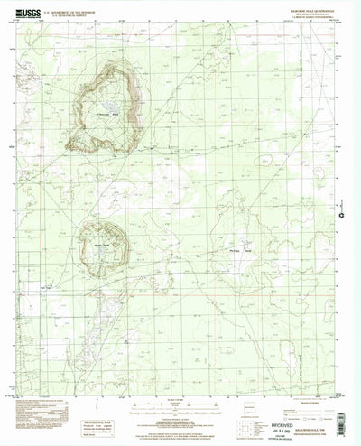 United States Geological Survey Kilbourne Hole, NM (1996, 24000-Scale) digital map
