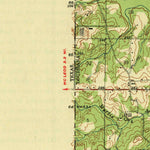 United States Geological Survey Kildare, TX-LA (1948, 62500-Scale) digital map