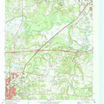 United States Geological Survey Kilgore NE, TX (1971, 24000-Scale) digital map