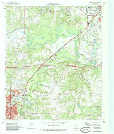 United States Geological Survey Kilgore NE, TX (1971, 24000-Scale) digital map