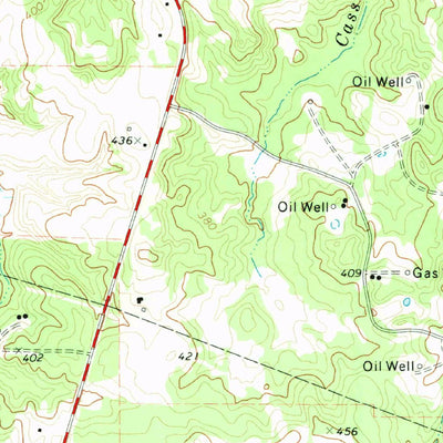 United States Geological Survey Kilgore SE, TX (1971, 24000-Scale) digital map