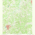 United States Geological Survey Kilgore SW, TX (1971, 24000-Scale) digital map