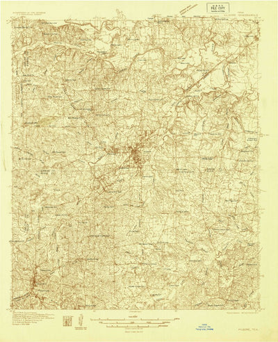 United States Geological Survey Kilgore, TX (1936, 48000-Scale) digital map