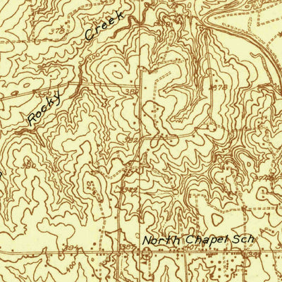 United States Geological Survey Kilgore, TX (1936, 48000-Scale) digital map