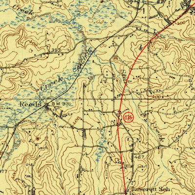 United States Geological Survey Kilgore, TX (1940, 62500-Scale) digital map