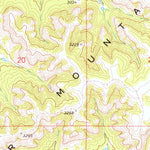 United States Geological Survey Killdeer Mountains, ND (1974, 24000-Scale) digital map
