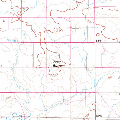 United States Geological Survey Killdeer, ND (1974, 100000-Scale) digital map