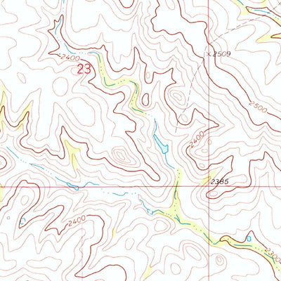 United States Geological Survey Killdeer, ND (1974, 24000-Scale) digital map