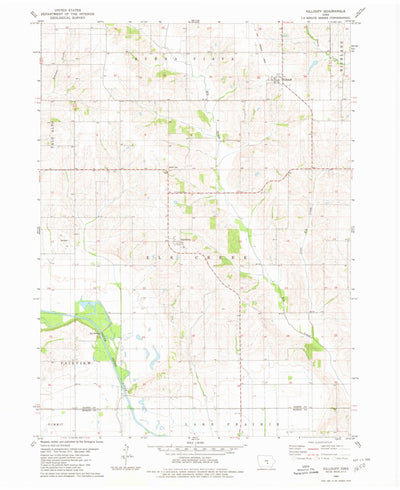 United States Geological Survey Killduff, IA (1980, 24000-Scale) digital map