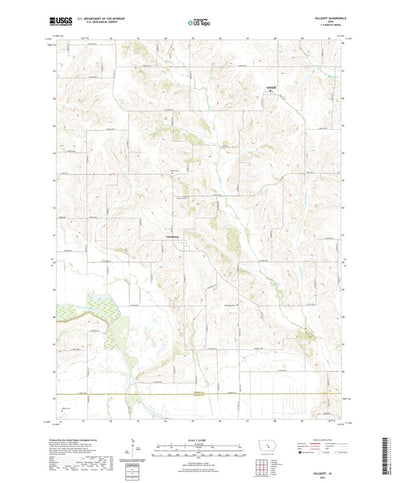 United States Geological Survey Killduff, IA (2022, 24000-Scale) digital map