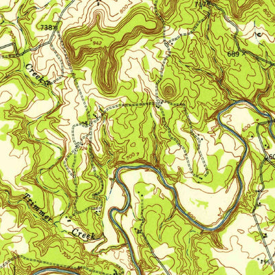 United States Geological Survey Killeen, TX (1947, 62500-Scale) digital map