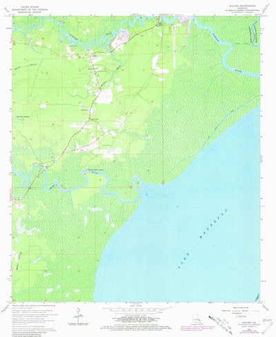 United States Geological Survey Killian, LA (1963, 24000-Scale) digital map