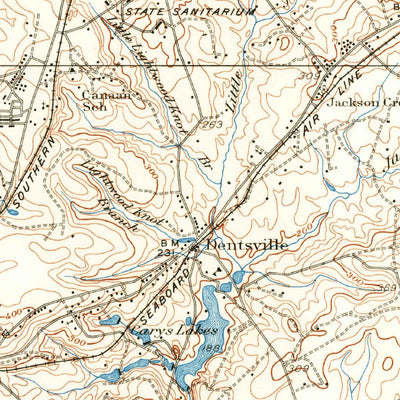 United States Geological Survey Killian, SC (1935, 62500-Scale) digital map