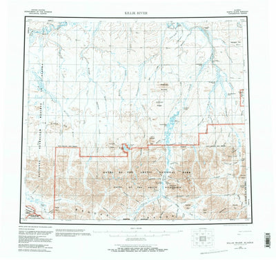 United States Geological Survey Killik River, AK (1956, 250000-Scale) digital map