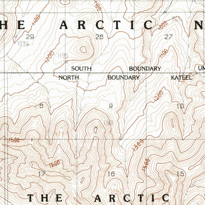 United States Geological Survey Killik River B-1, AK (1986, 63360-Scale) digital map