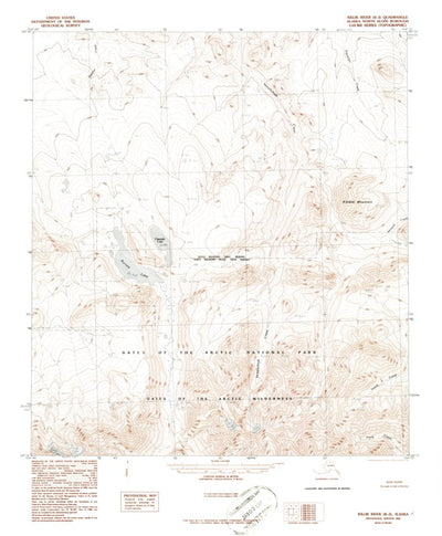 United States Geological Survey Killik River B-3, AK (1986, 63360-Scale) digital map