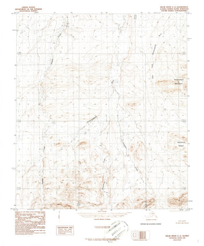 United States Geological Survey Killik River C-3, AK (1986, 63360-Scale) digital map