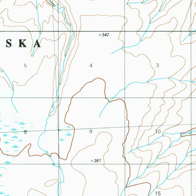 United States Geological Survey Killik River D-5, AK (1984, 63360-Scale) digital map