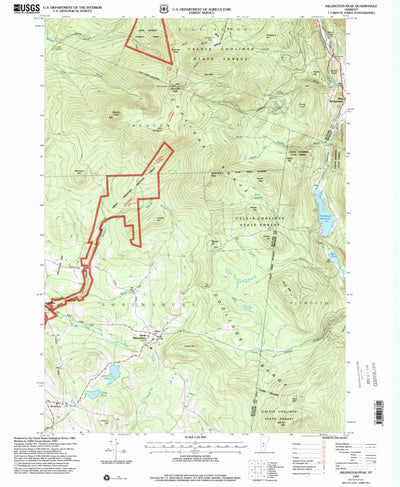 United States Geological Survey Killington Peak, VT (1997, 24000-Scale) digital map