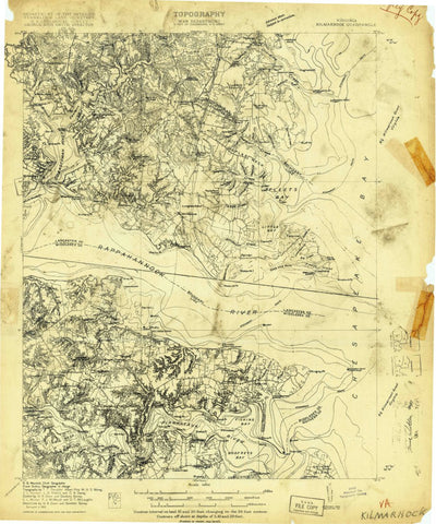 United States Geological Survey Kilmarnock, VA (1916, 48000-Scale) digital map