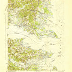 United States Geological Survey Kilmarnock, VA (1942, 62500-Scale) digital map