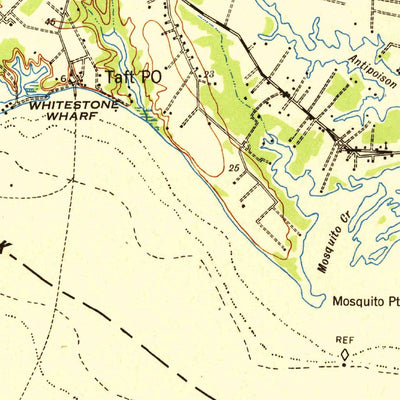 United States Geological Survey Kilmarnock, VA (1942, 62500-Scale) digital map