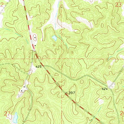 United States Geological Survey Kilmichael, MS (1966, 24000-Scale) digital map