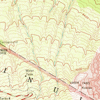 United States Geological Survey Kilohana, HI (1957, 24000-Scale) digital map