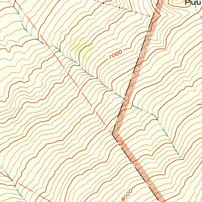 United States Geological Survey Kilohana, HI (1983, 24000-Scale) digital map