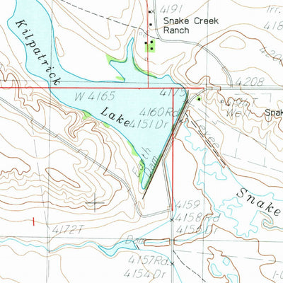 United States Geological Survey Kilpatrick Lake, NE (1983, 24000-Scale) digital map