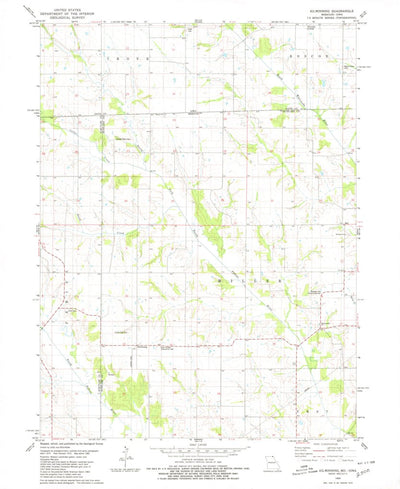 United States Geological Survey Kilwinning, MO-IA (1980, 24000-Scale) digital map