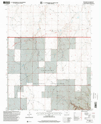 United States Geological Survey Kim North, CO (1996, 24000-Scale) digital map