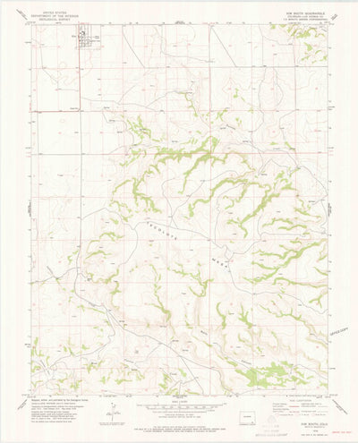 United States Geological Survey Kim South, CO (1978, 24000-Scale) digital map