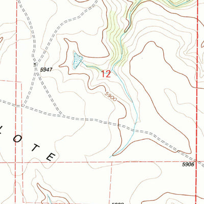 United States Geological Survey Kim South, CO (1996, 24000-Scale) digital map
