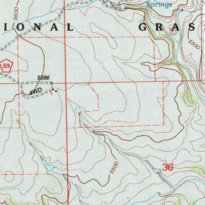 United States Geological Survey Kim South, CO (1996, 24000-Scale) digital map