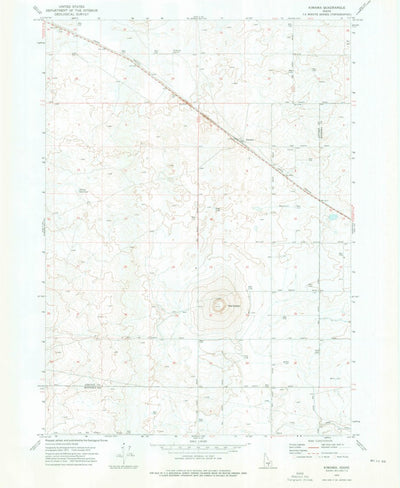 United States Geological Survey Kimama, ID (1972, 24000-Scale) digital map