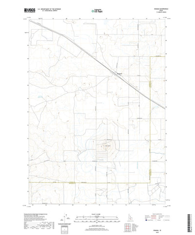 United States Geological Survey Kimama, ID (2020, 24000-Scale) digital map