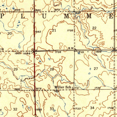 United States Geological Survey Kimball North, SD (1941, 62500-Scale) digital map