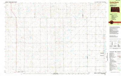 United States Geological Survey Kimball North, SD (1982, 25000-Scale) digital map