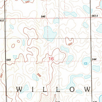 United States Geological Survey Kimball North, SD (1982, 25000-Scale) digital map