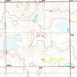 United States Geological Survey Kimball North, SD (1982, 25000-Scale) digital map