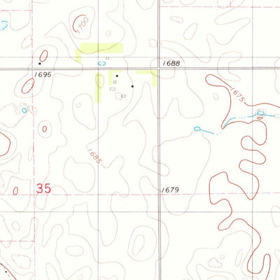 United States Geological Survey Kimball South, SD (1979, 24000-Scale) digital map